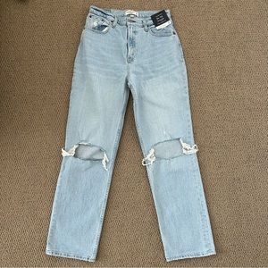 Abercrombie and Fitch 90s ultra high rise